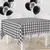1 Toalha Mesa TNT Xadrez Festa Estampado Boteco Pt 140X300