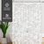 1 Cortina Box Banheiro PVC Estampada Antimofo Ilhós M2 2,00m - Idealiza