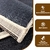 1 Tapete Sisal Luxo Antimofo Antiderrapante Js Mopt 50x80 na internet