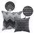 kit 2 Capas Almofada Tear Alto Padrão luxo 60x60 + 45x45 Vr - comprar online