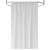 1 Cortina Box Banheiro Branca Pvc Antimofo Resistente