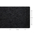 1 Caminho Trilho Mesa Impermeável PVC Juta Preto 42x140