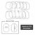 1 Cortina Box Banheiro PVC Antimofo Estampada Ilhós M1 2,00m na internet