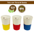 2 Copo Térmico Café Tampa Bambu Microondas 400ml Vr - Azul - Idealiza