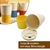 2 Copo Térmico Café Tampa Bambu Microondas 400ml Vr - AMARELO - comprar online