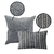 kit 2 Capas Almofada Tear Alto Padrão luxo 60x60 + 30x50 Vr - comprar online
