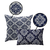 kit 2 Capas Almofada Tear Alto Padrão luxo 60x60 + 30x50 Vr - comprar online