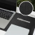 3 Deskpad Mousepad Grande 70x30 Couro Sintético Trama Preto + Brinde