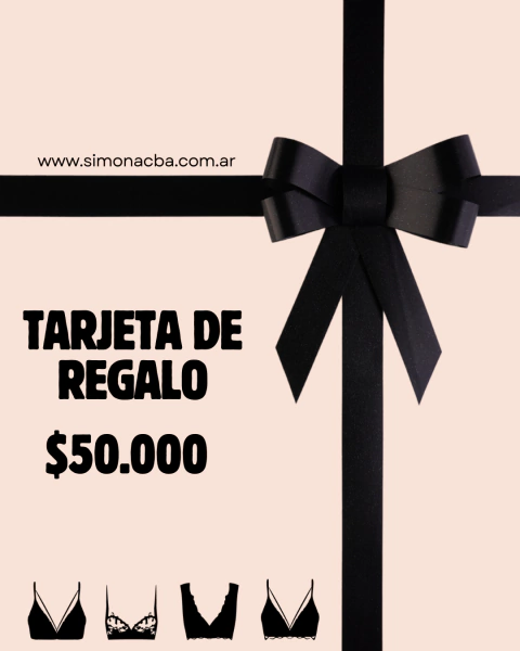 Tarjeta de regalo $50.000 - comprar online