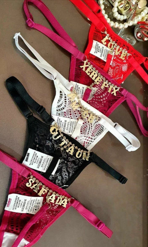 CALCINHA FRASE BRANCO - buy online