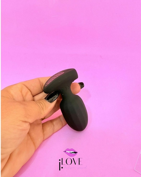 PLIG ANAL VIBRATORIO POR APLICATIVO EM SILICONE - comprar online