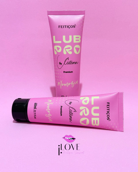 LUBPRO MOMOZIN LUBRIFICANTE SABOR MORANGO COM CHANTILLY BY CALIANER 60ML FEITIÇOS AROMÁTICOS