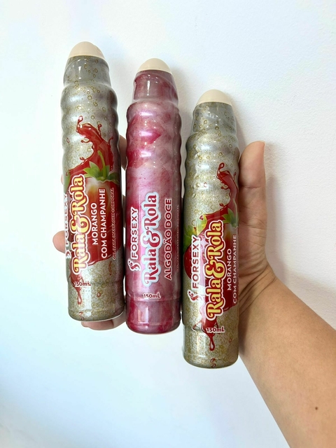 RALA E ROLA ÓLEO PARA MASSAGEM ESQUENTA COMESTÍVEL 150ML FOR SEXY