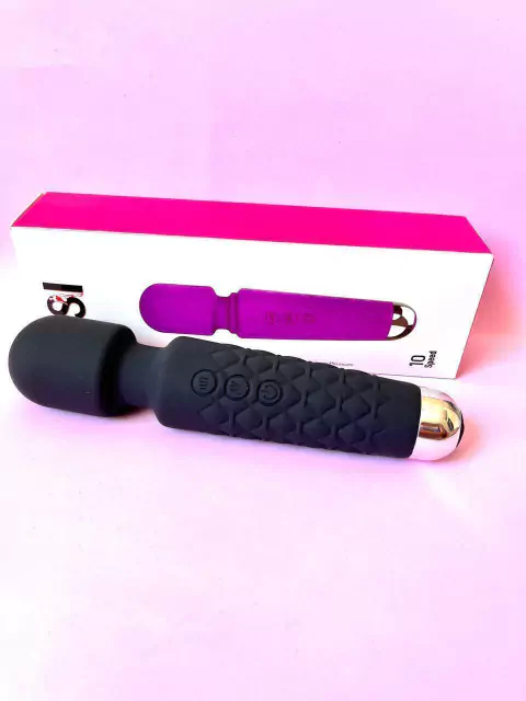 VIBRADOR VARINHA MÁGICA SILICONE RECARREGÁVEL USB