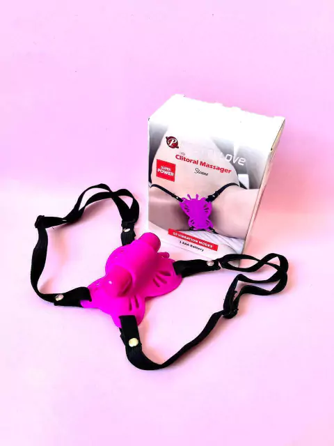 CALCINHA ESTIMULADORA DE CLITÓRIS BORBOLETA (STILO CINTA) - Pretty Love