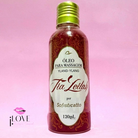 OLEO DE MASSAGEM TIA LEILA SOFISTICATTO 120 ML