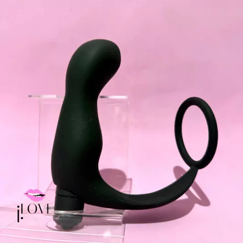 VIBRADOR DE PRÓSTATA COM ANEL PENIANO
