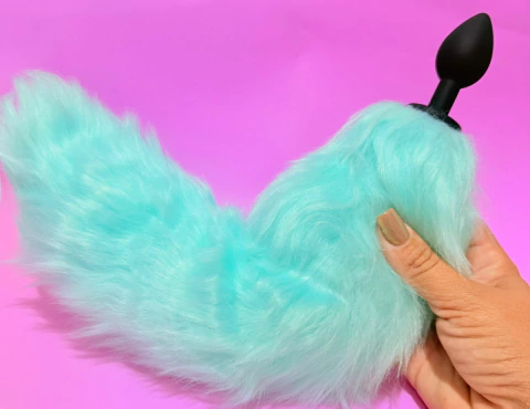 Plug Anal com Pisca Pisca Colorido