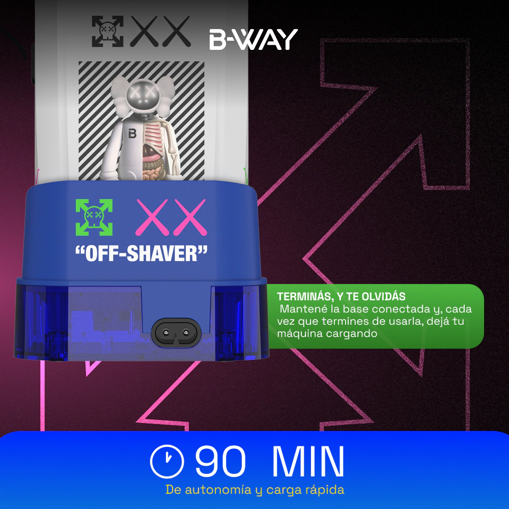 Clipper katana + Trimmer cutz + Shaver off white, imagen 10