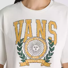 CAMISETA VANS FIRST TEAM RELAX CRP SS MARSHMALLOW - comprar online