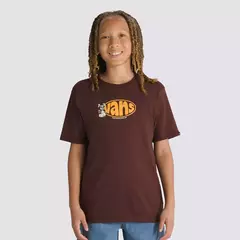 CAMISETA VANS HOPPER SS HOPPER BITTER CHOCOLATE INFANTIL - comprar online