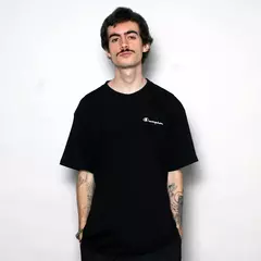 CAMISETA CHAMPION LEVE MINI SCRIPT LOGO