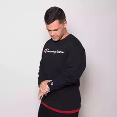 BLUSA MOLETOM CHAMPION CAR FLEECE SCRIPT - comprar online