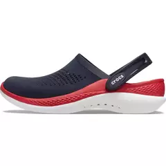 SÁNDALIA CROCS LITERIDE 360 CLOG BLUE/RED - comprar online