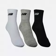 KIT MEIAS ALGODÃO CANO LONGO NEW BALANCE - 3 PARES - comprar online