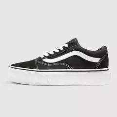 TÊNIS OLD SKOOL PLATAFORMA BLACK WHITE na internet
