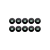 Pelota Rebo Color Negro (Bolsa x10un) - comprar online
