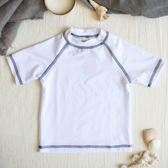 Remera Blanca con protección UV 50+