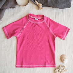 Remera Rosa con protección UV 50+