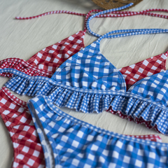 Bikini Mili Cuadri Rojo - comprar online