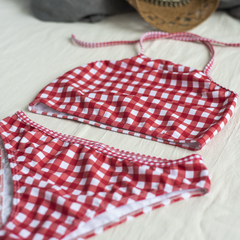 Bikini Juana Cuadri Rojo