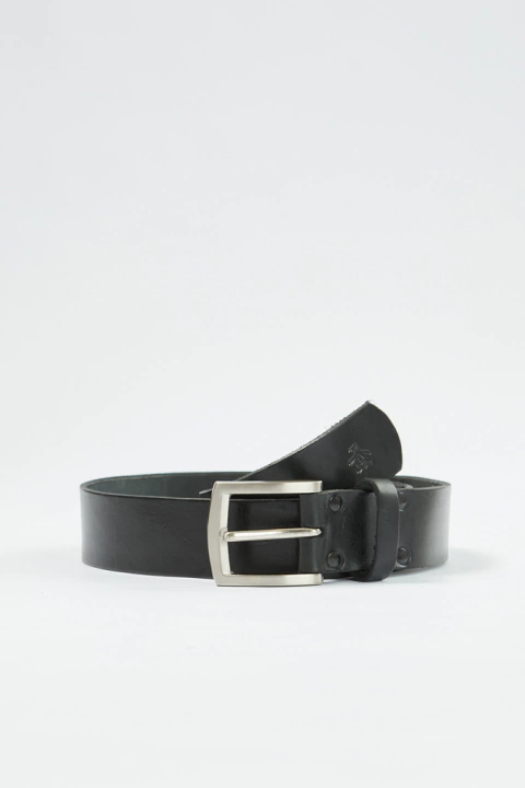 BASIC SOLID LEATHER BELT PENGUIN