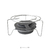 Fogareiro Ferro Rechaud Com Chapa Bifeteira Porção 20cm - comprar online