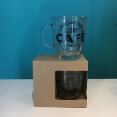 Taza de vidrio CAFE en internet