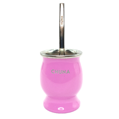 Mate Chuna acero inoxidable rosa