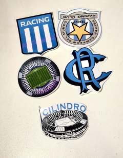 STICKERS x5 RACING RESISTENTE AGUA Y SOL - comprar online