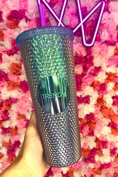 Vaso acrílico trendy sirena en internet