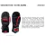 BRIKO GARA MITT UNISEX BLACK RED WHITE - comprar online