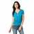 FISCHER T-SHIRT BUTTON BLUE
