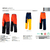 PICTURE ALPIN PANT MEN ORANGE DARK BLUE - Nieve Austral