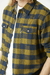 PICTURE HILLSBORO SHIRT DARK BLUE/ ARMY GREEN - tienda online