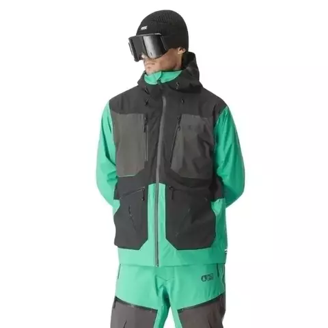 PICTURE NAIKOON JKT SPECTRA GREEN-BLACK