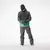 PICTURE OBJECT JACKET SPECTRA GREEN-BLACK - Nieve Austral