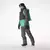 PICTURE OBJECT JACKET SPECTRA GREEN-BLACK - Nieve Austral