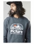 PICTURE AUTHENTIC CREW DARK BLUE MELANGE - Nieve Austral