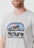 PICTURE AUTHENTIC TEE GREY MELANGE - Nieve Austral